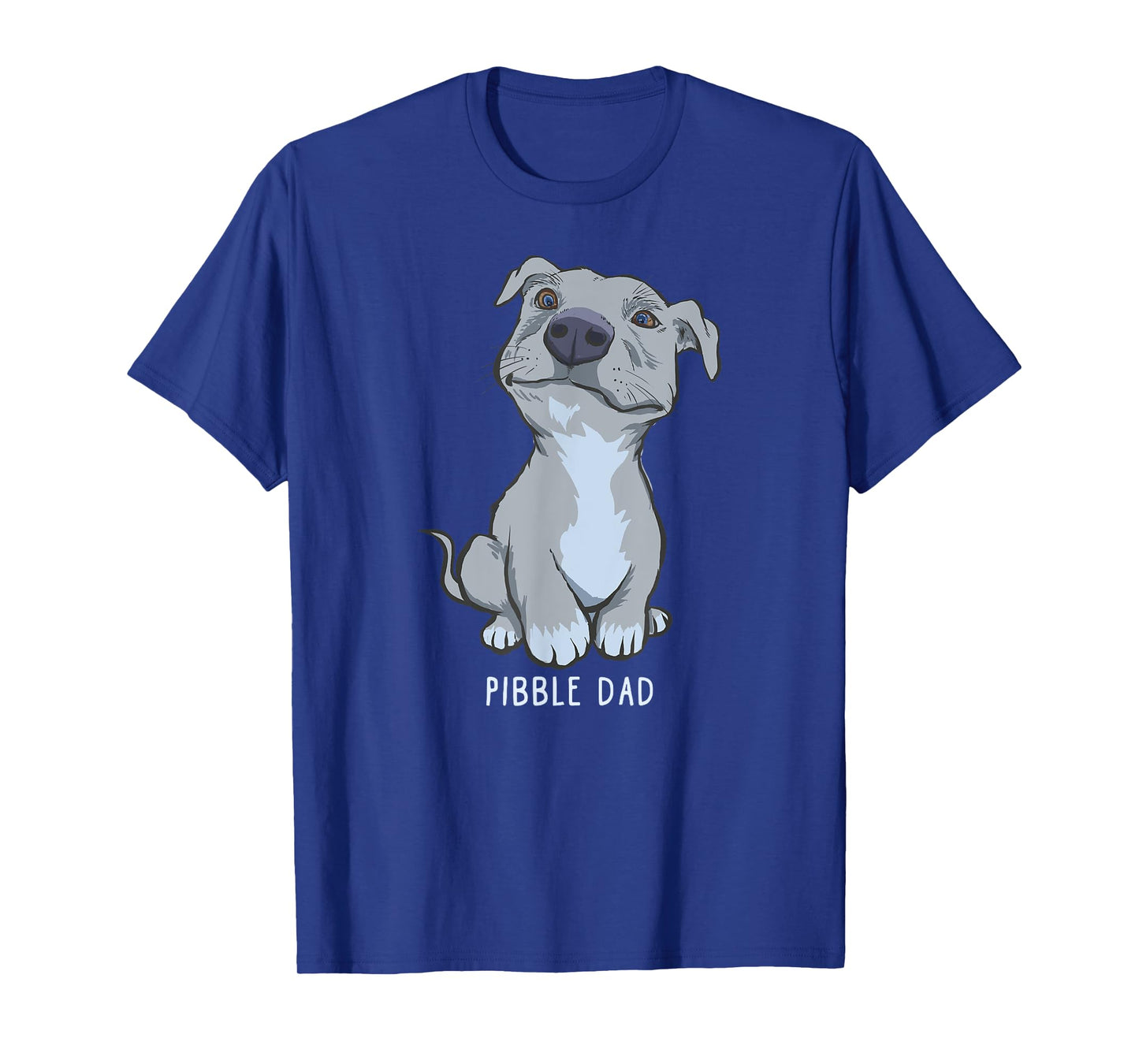 Pitbull Pibble Dad Father's Day Pitbull Lover Men's Graphic T-Shirt