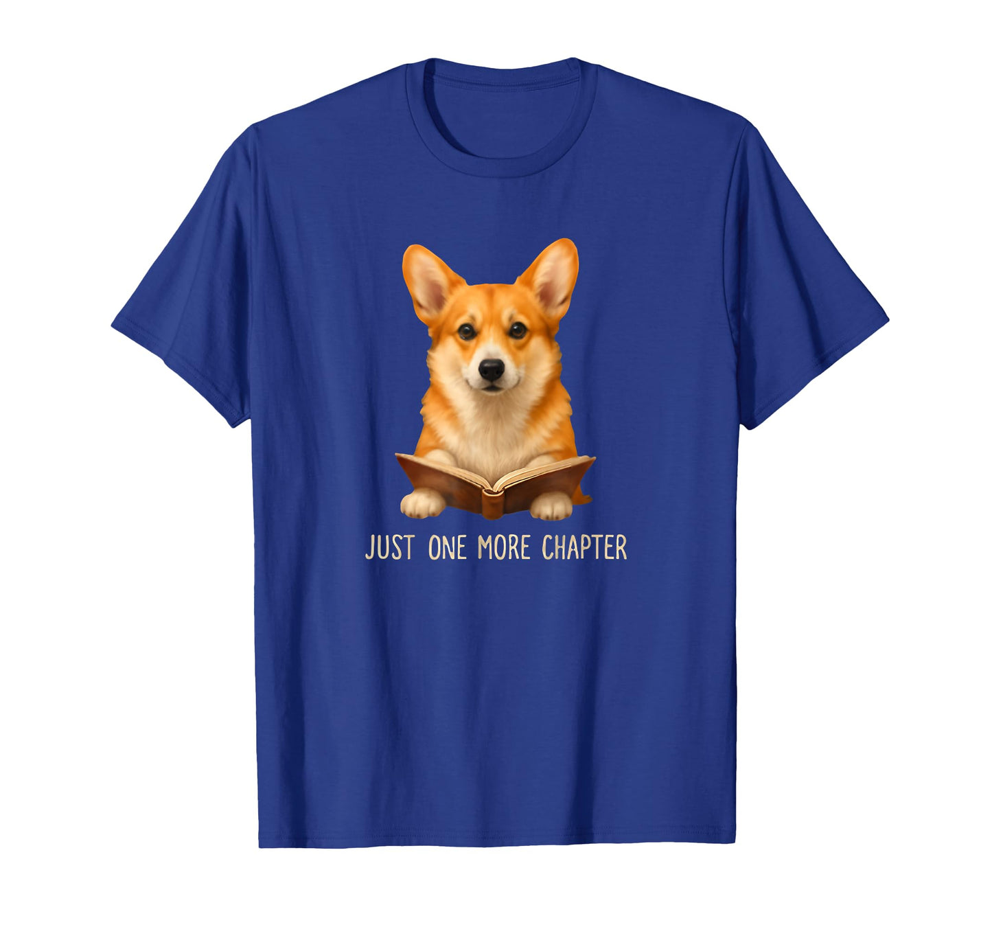 Funnt Cute Corgi Book Lover T-Shirt