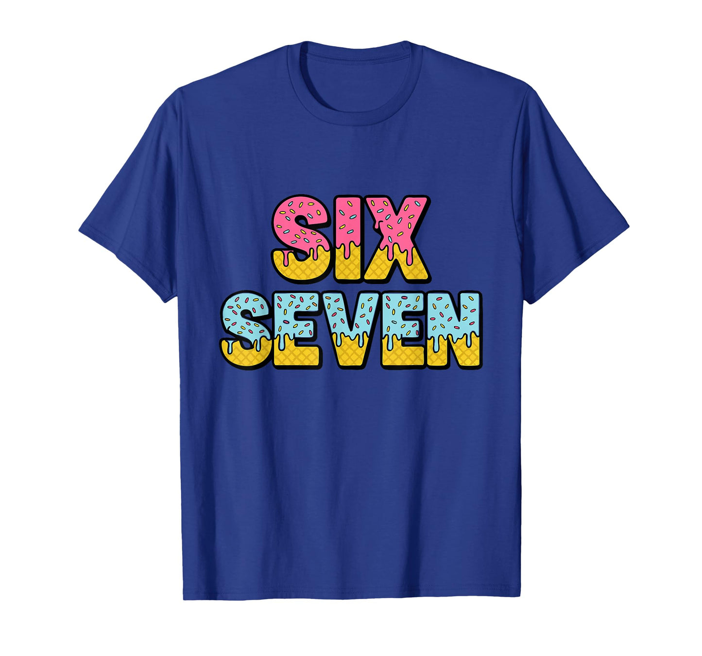 Six Seven Ice Cream Drip Sport 67 Funny Mason Meme T-Shirt