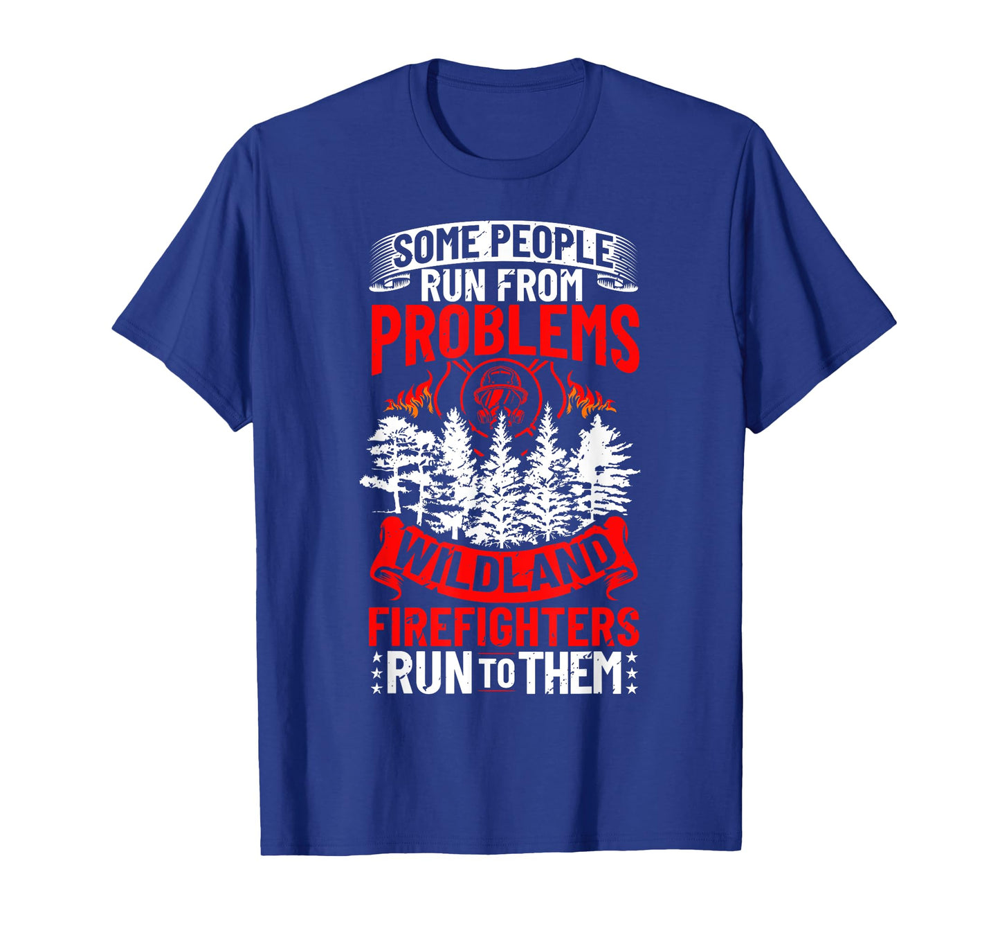 Wildland Firefighter Problems Wildland Firefighting Apparel Wildfire Firefighter Fireman T-Shirt - Black, Men's, Small, Short Sleeve, Cotton 60% Polyester 40%, Classic Fit, T-Shirt