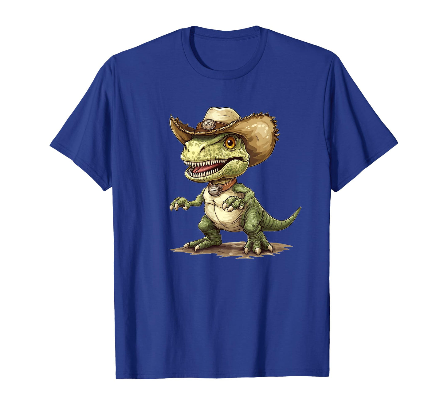 Awesome Dinosaur Ranch Outfit for Cowboy Lovers T-Shirt