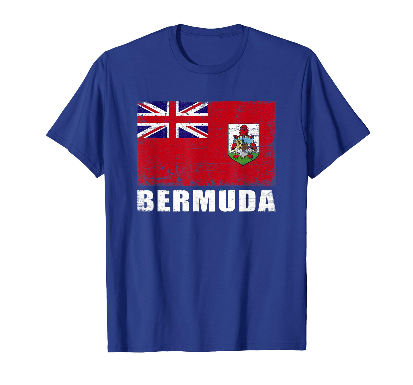 Bermuda Flag Design Grunge Country Flag Bermuda T-Shirt