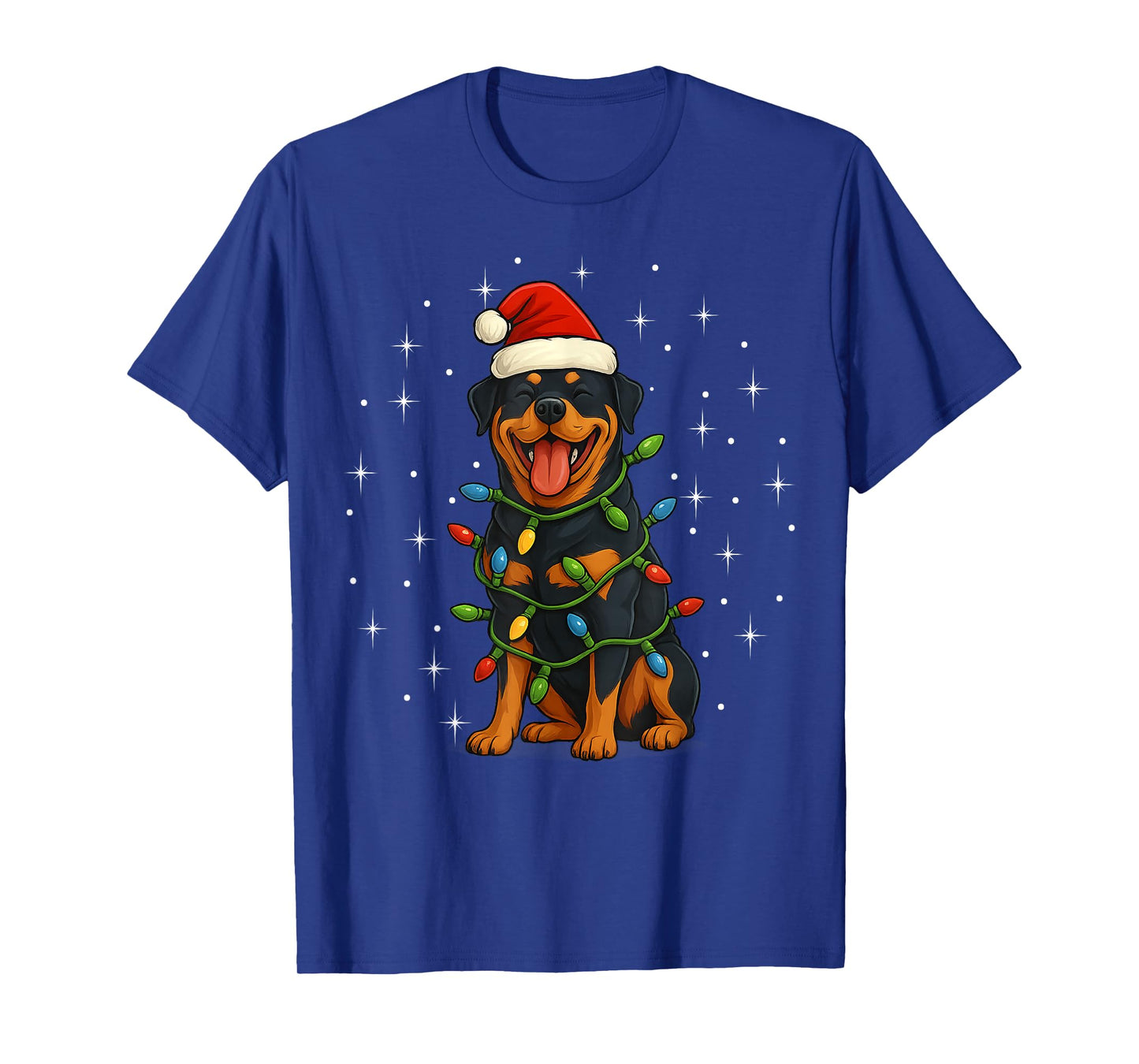 Rottweiler Dog Christmas PJ Pajama Men Women PJS for Family T-Shirt
