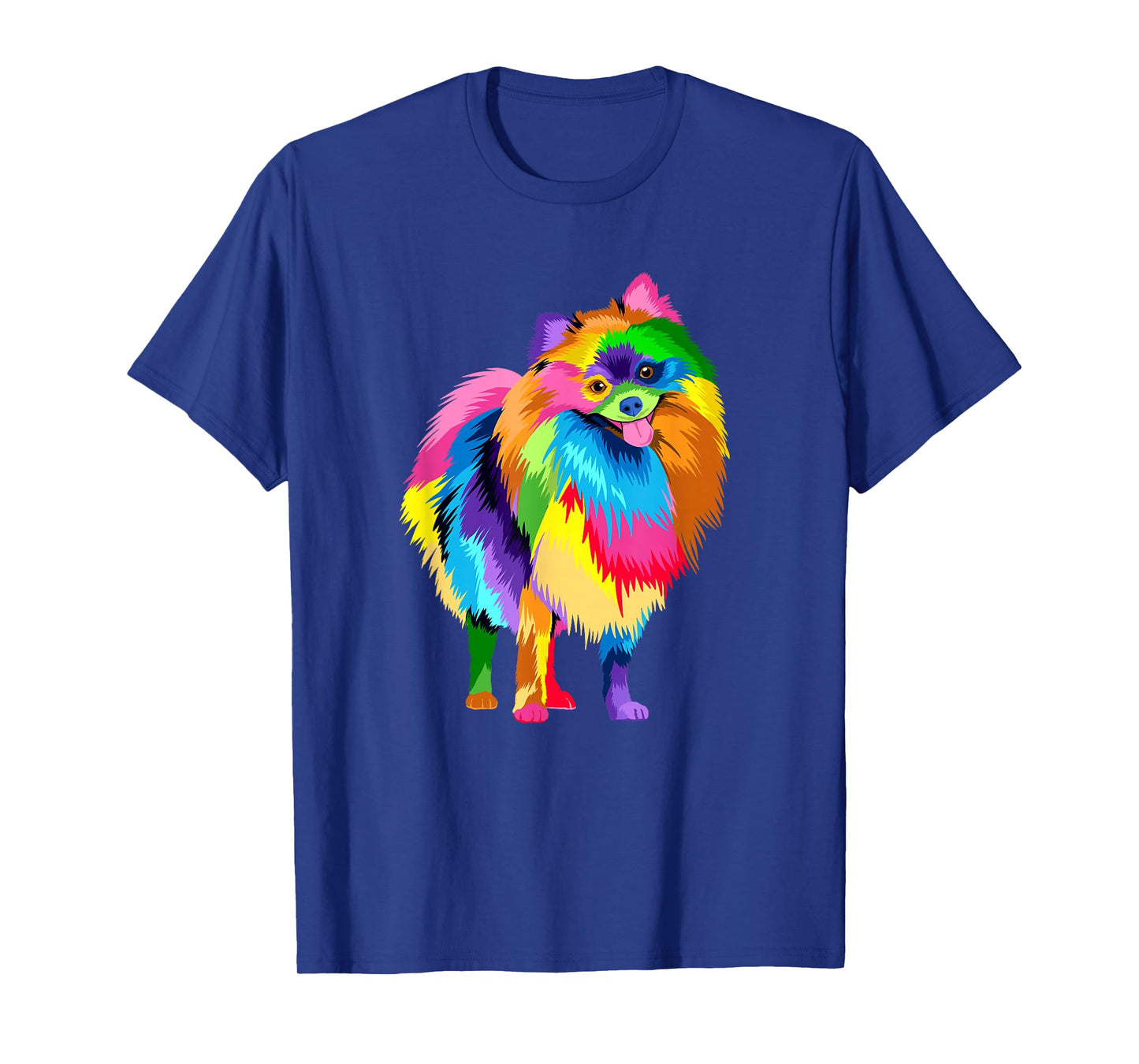 Colorful Pomeranian Artwork - Dog Lover Animal Breeder T-Shirt