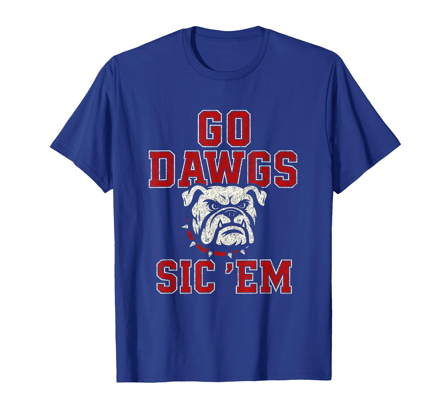 Go Dawgs Sic Em Bulldog School Spirit for Men Women Kids T-Shirt
