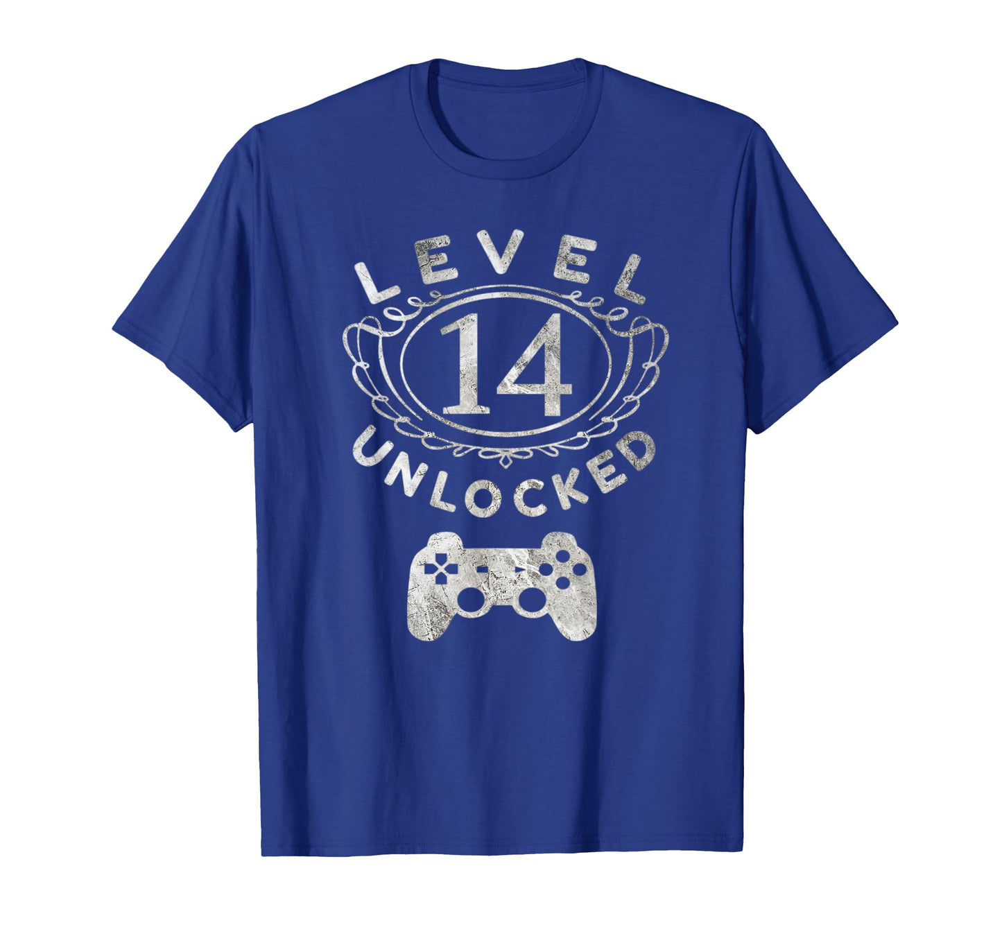 Level 14 Unlocked T-Shirt - 14th Birthday Gamer Gift Tee