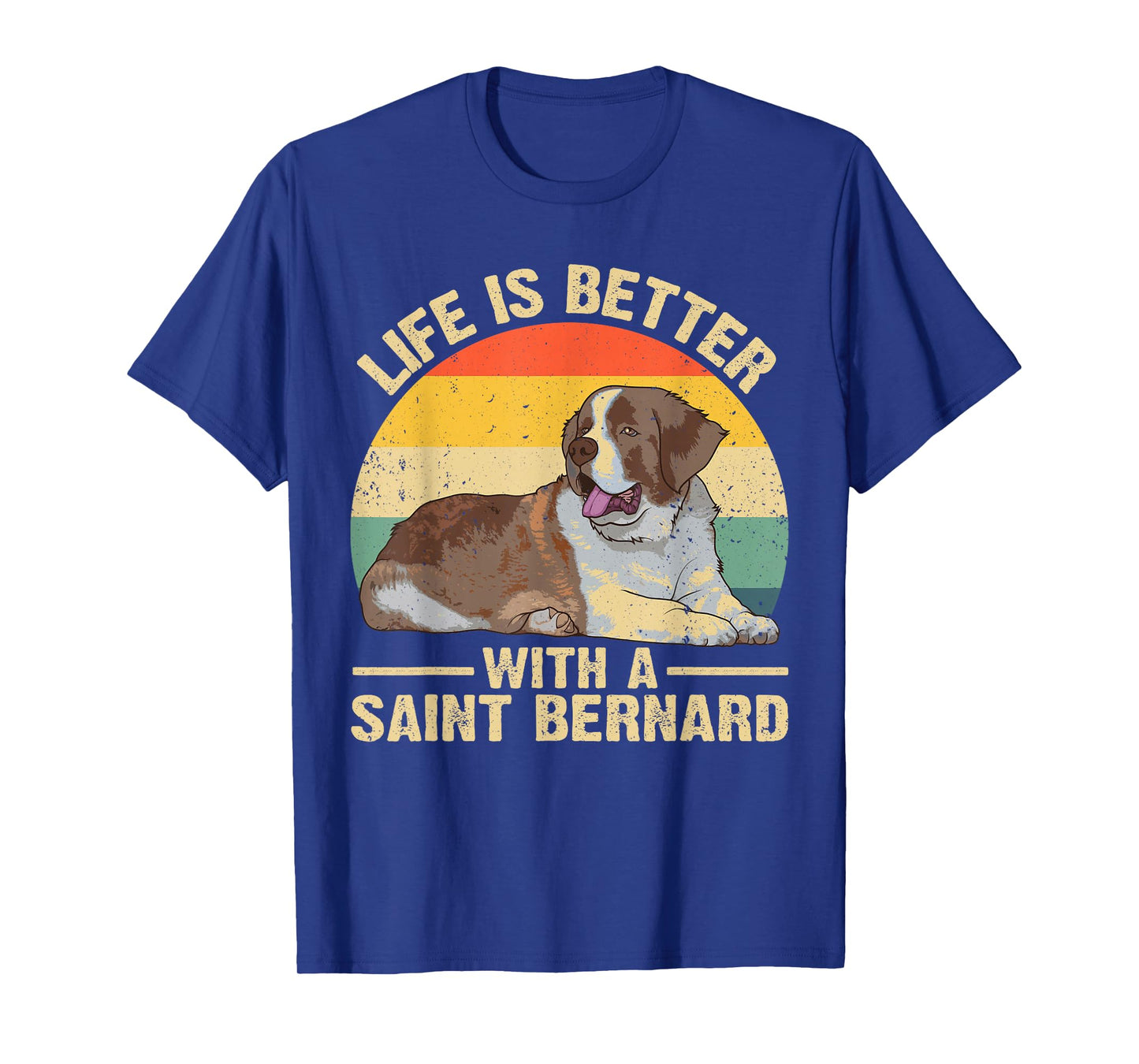 Cute Saint Bernard Design For Men Women Saint Bernard Dog T-Shirt