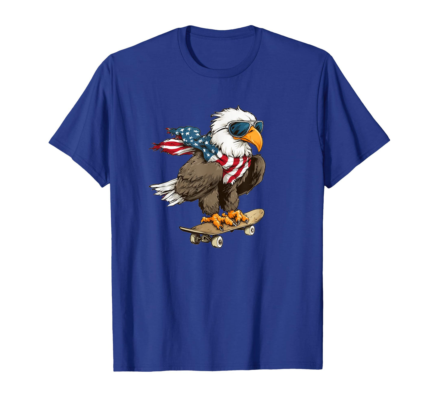 Cool Eagle with Bold Shades and Skateboard Costume T-Shirt
