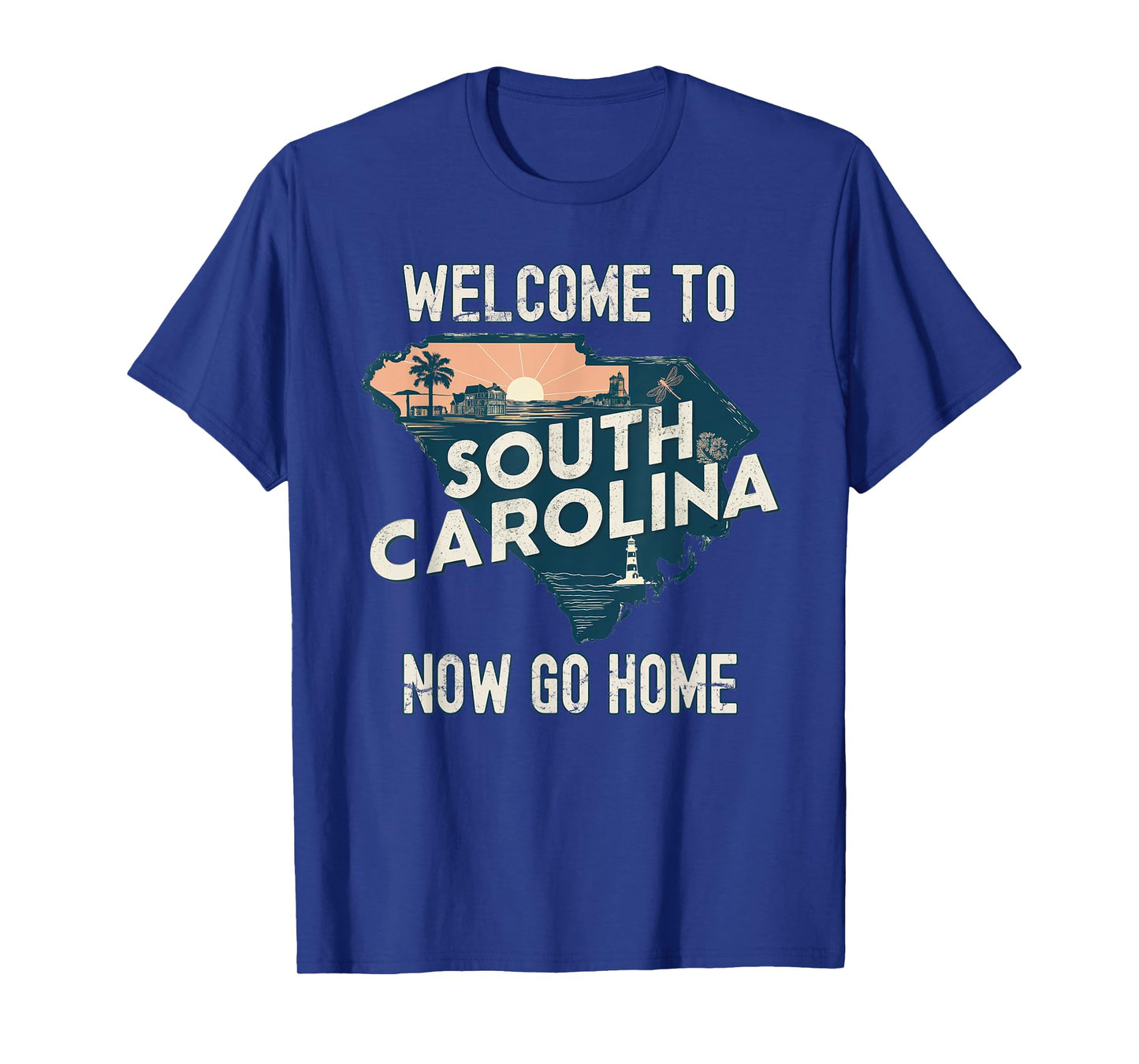 Welcome To South Carolina Retro Design, Funny South Carolina T-Shirt