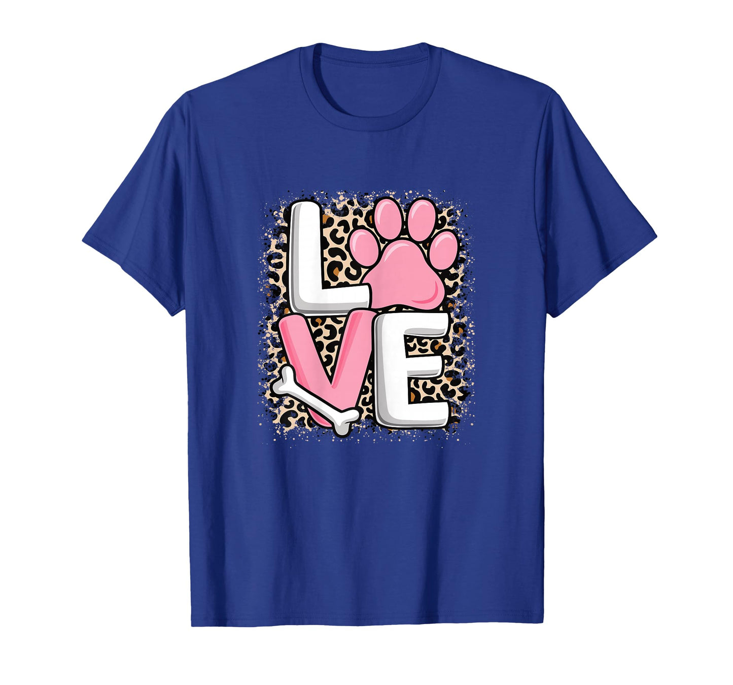 Cute Love Dog Paw Dog Puppy Lover Women Girls Kids T-Shirt