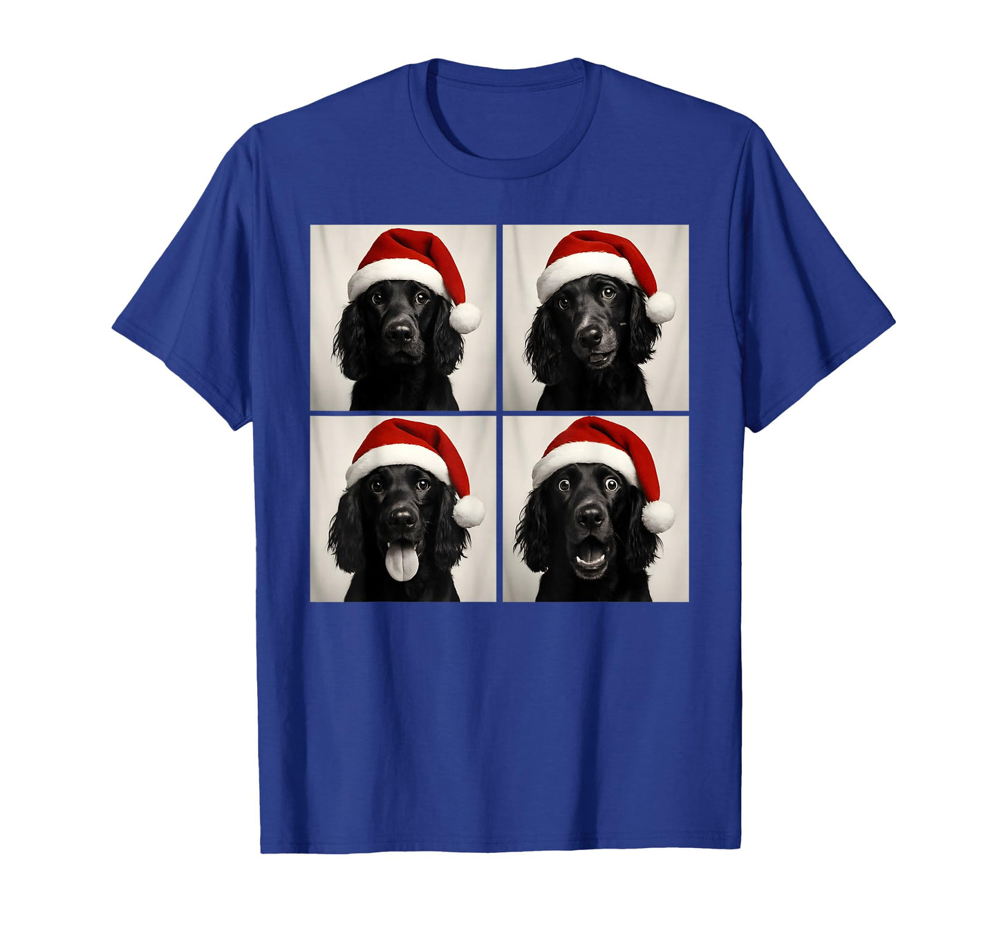 Funny Christmas Boykin Spaniel Santa Dog Lover Photo Booth T-Shirt