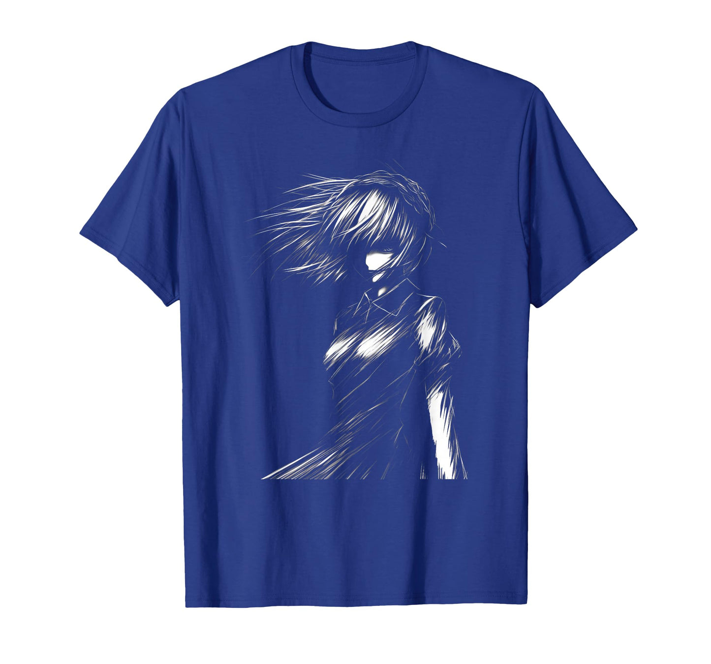 Anime and Sketching Manga Girl with a Cat Anime Lover T-Shirt