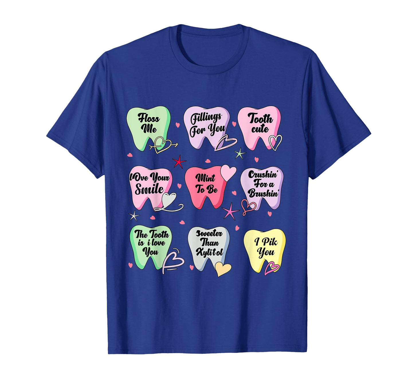 Cute Tooth Floss Valentine's Day for Dental Tools Enthusiast T-Shirt