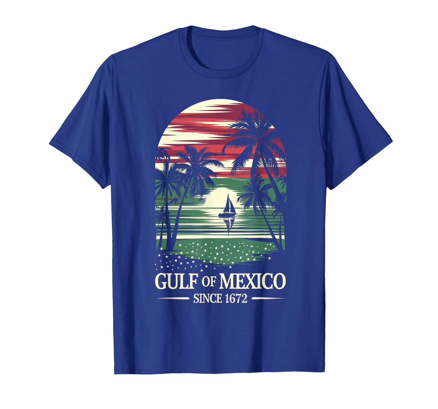 Gulf of Mexico Ocean Lover Beach Vacation Souvenir T-Shirt