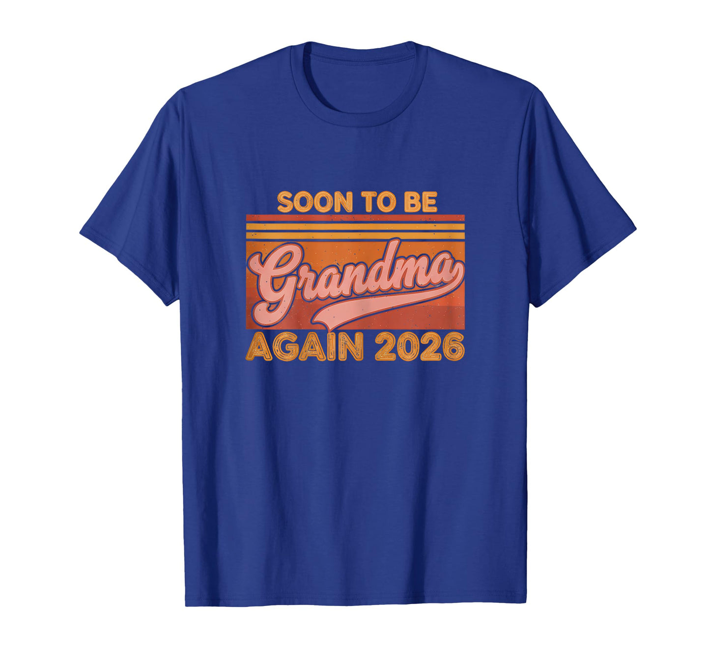 Retro Pregnancy Announcement Soon to Be Grandma Again 2026 T-Shirt