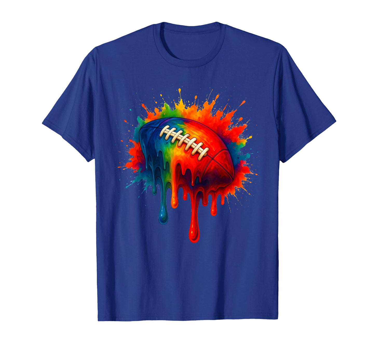 Retro Football Player Touchdown Center Coach Boys Kids Men T-Shirt