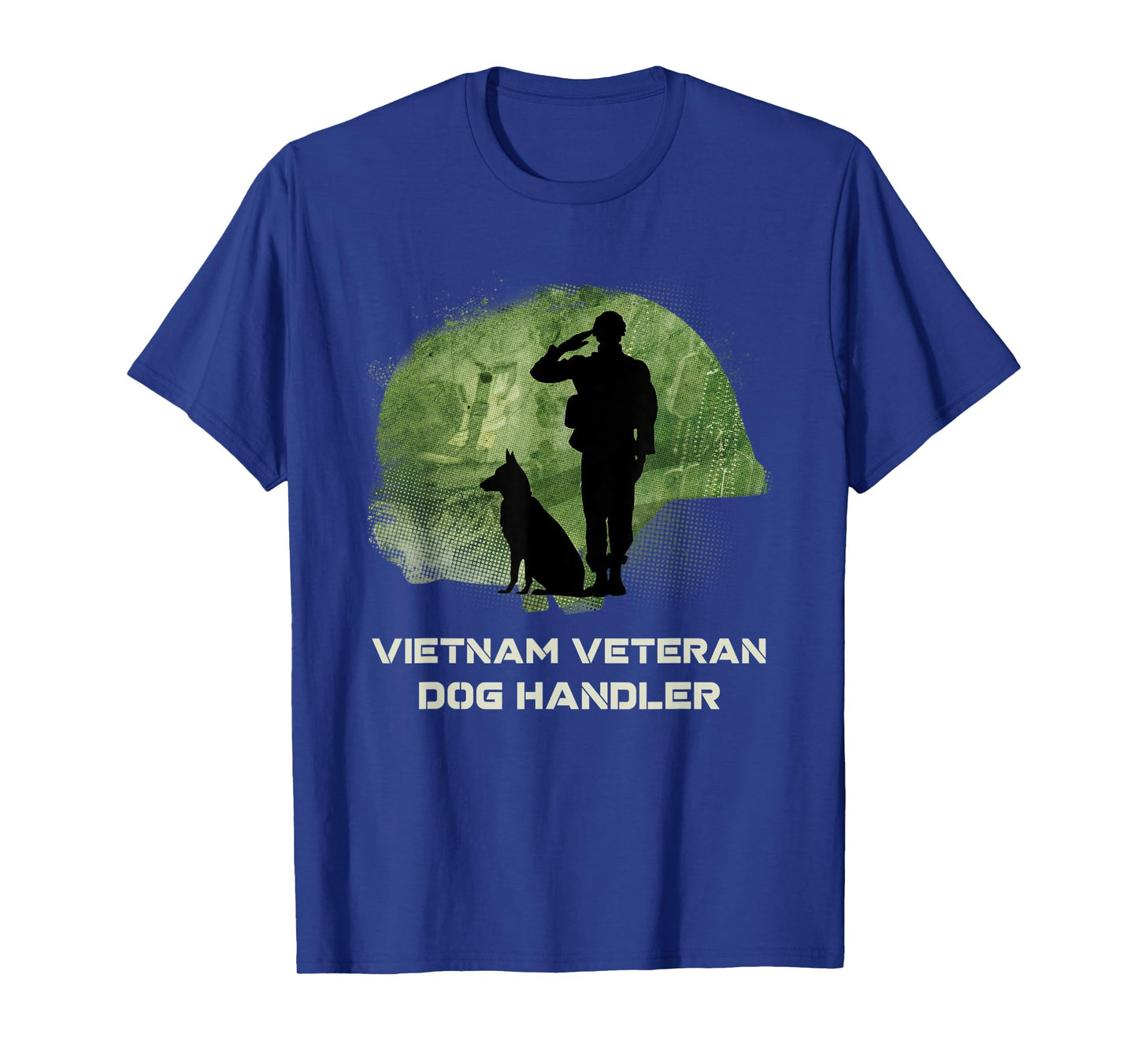 Vietnam Veteran Dog Handler K9 Salute T-Shirt
