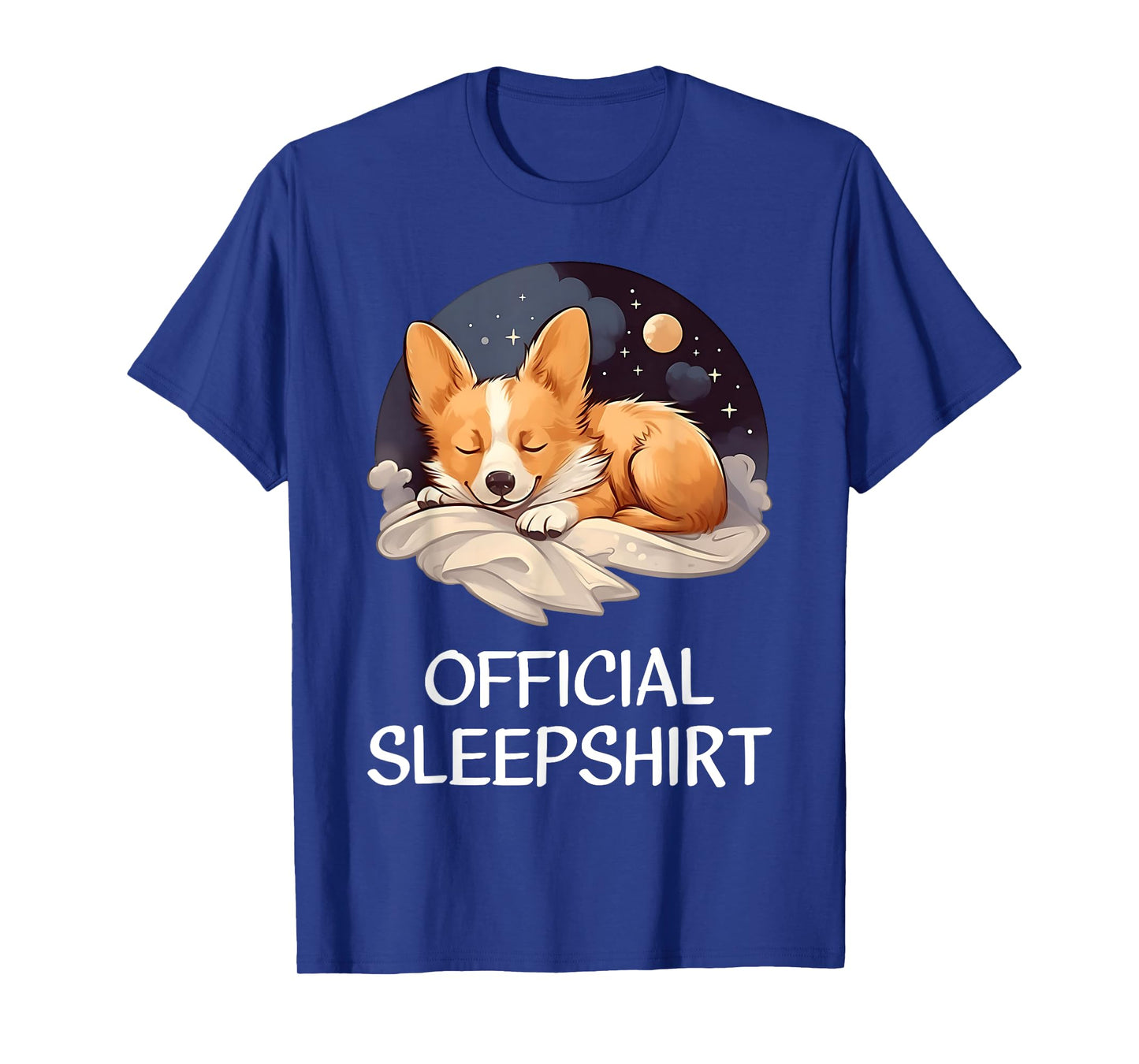 Official Sleep Shirt Corgi Nightshirt Pajama Sleepshirt T-Shirt