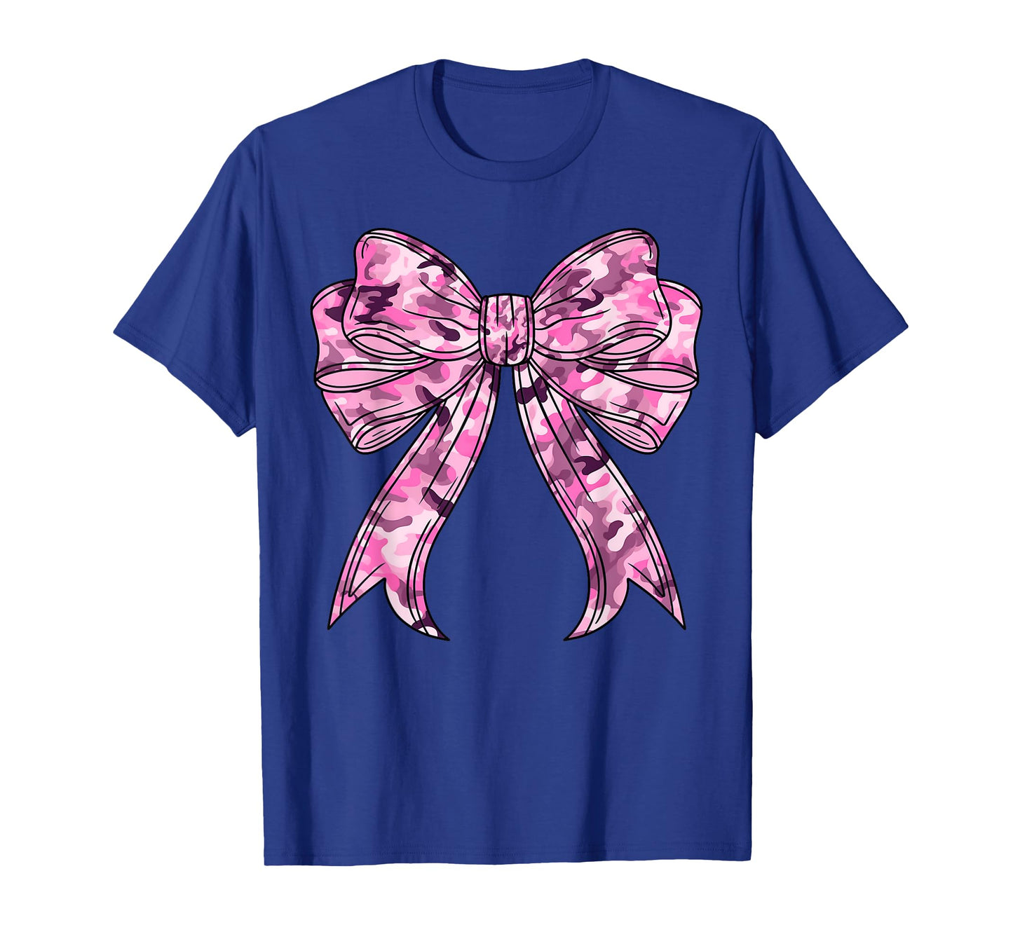 Pink Camouflage Camo Coquette Bow Hunting Kids Women Girls T-Shirt
