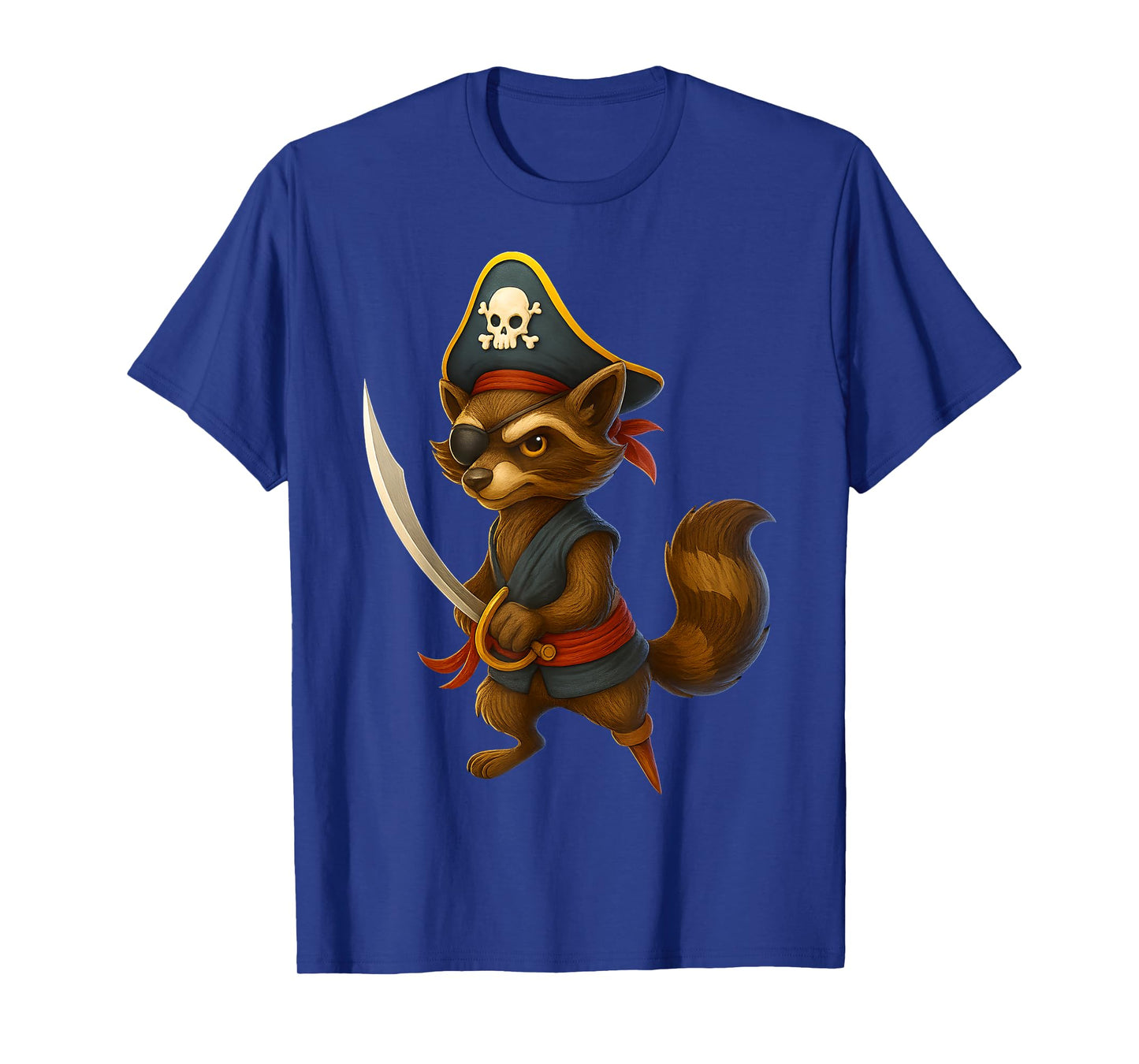 HUGvyn Halloween: Pirate Raccoon Spooky Raccoon Costume Boys T-Shirt