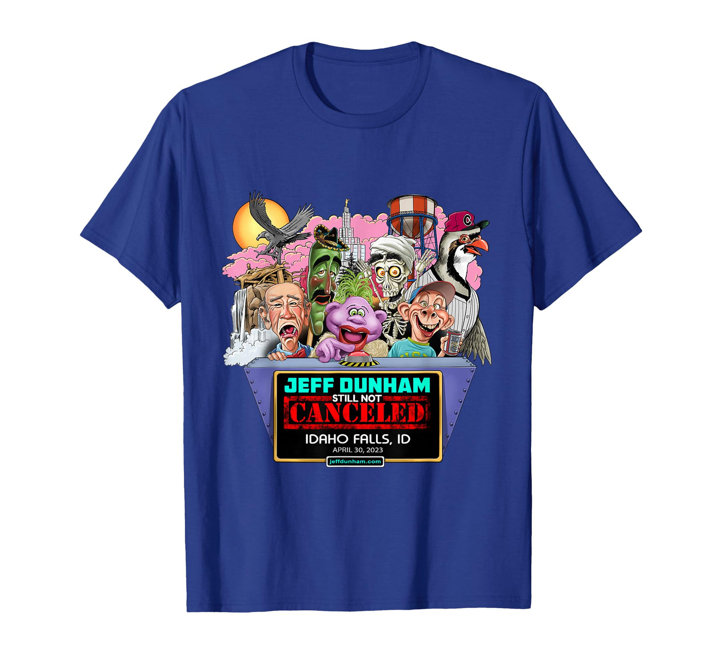 Jeff Dunham Idaho Falls, ID (2023) T-Shirt