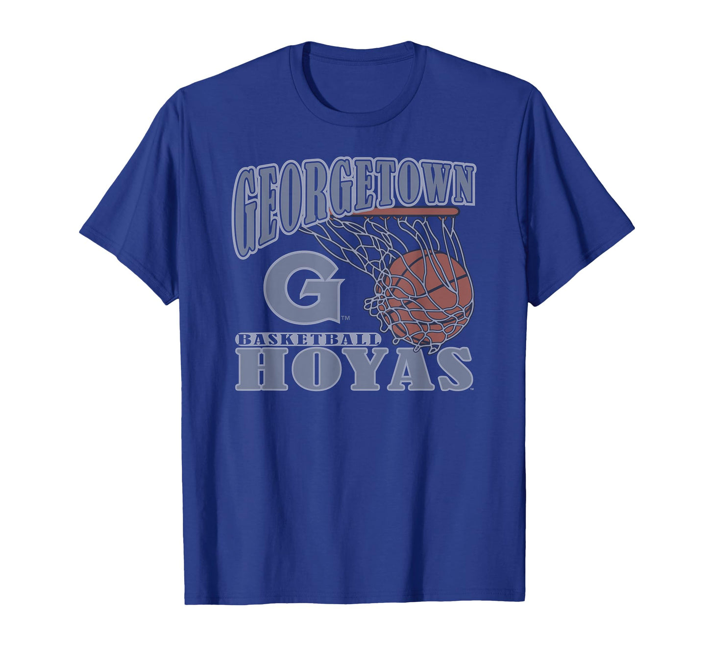 Georgetown Hoyas Basketball Vintage Lift Navy T-Shirt