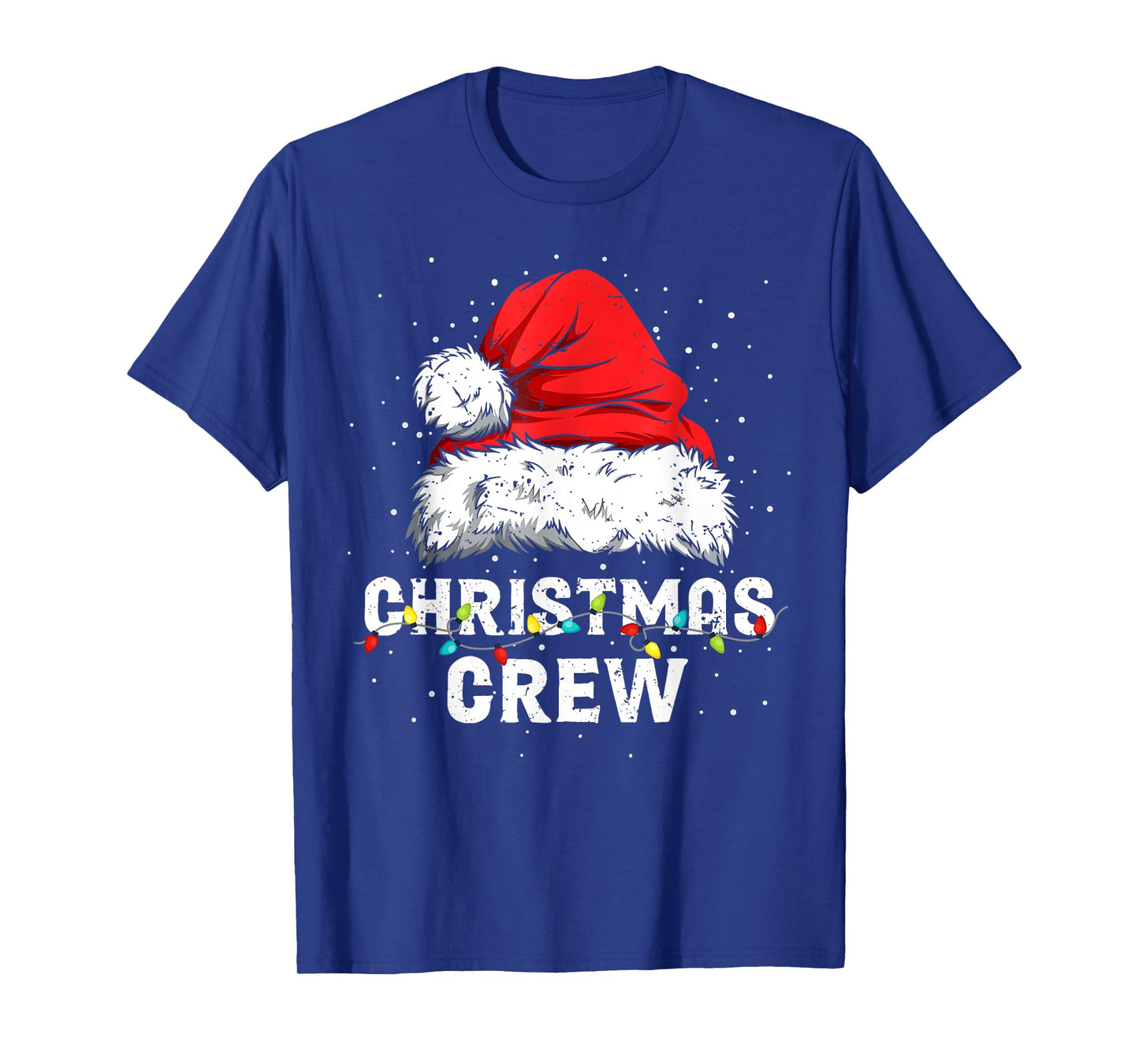 Christmas Crew Family Group Matching Christmas Pajama Party T-Shirt