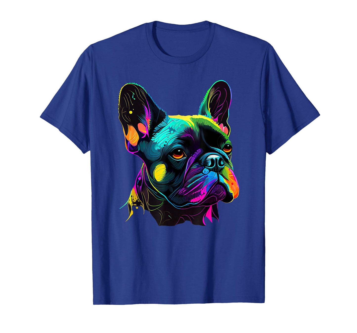 French Bulldog Pop Art Design Cute French Bulldog Lovers T-Shirt