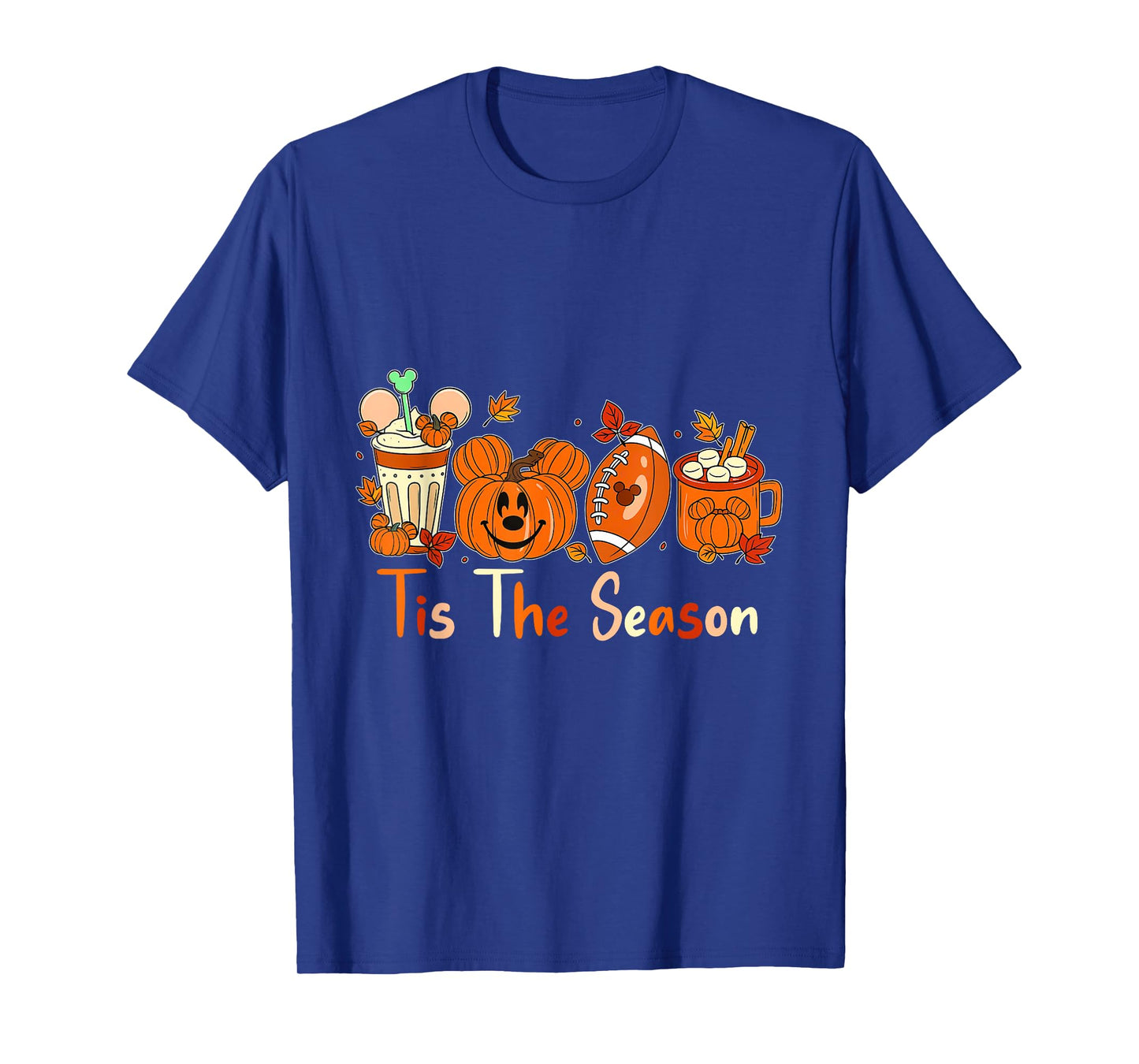 Tis The Season Fall Pumpkin Cute Autumn Halloween T-Shirt