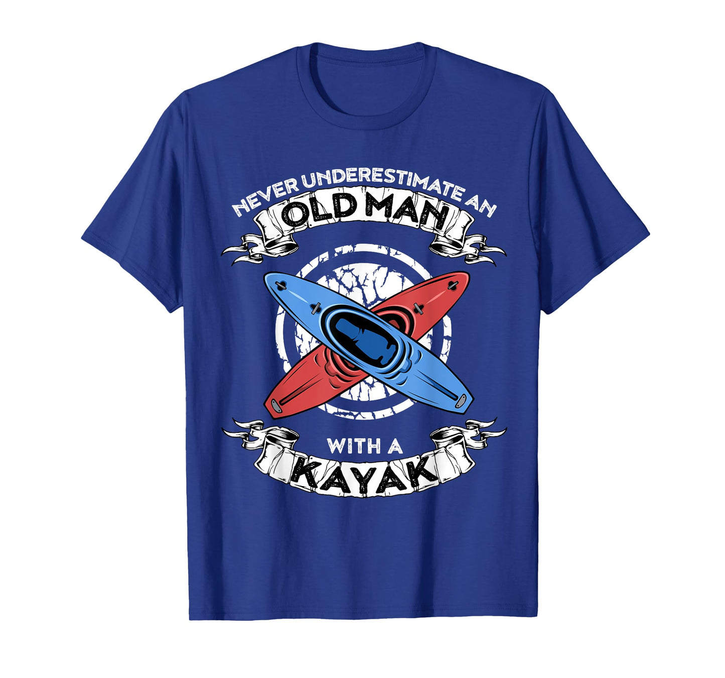 Never underestimate an old man with a kayak T-Shirt