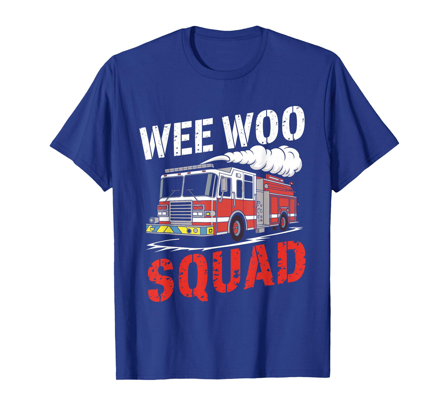 Wee Woo Squad Funny Firefighter Fire Truck Fireman Men Women T-Shirt