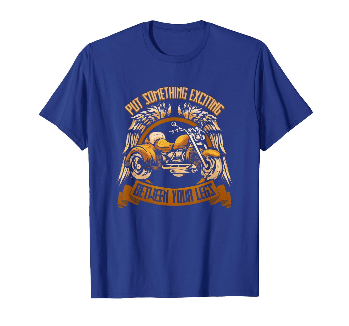 Motorcycle Trike Motortrike Three Wheeler Biker Wings Gift T-Shirt
