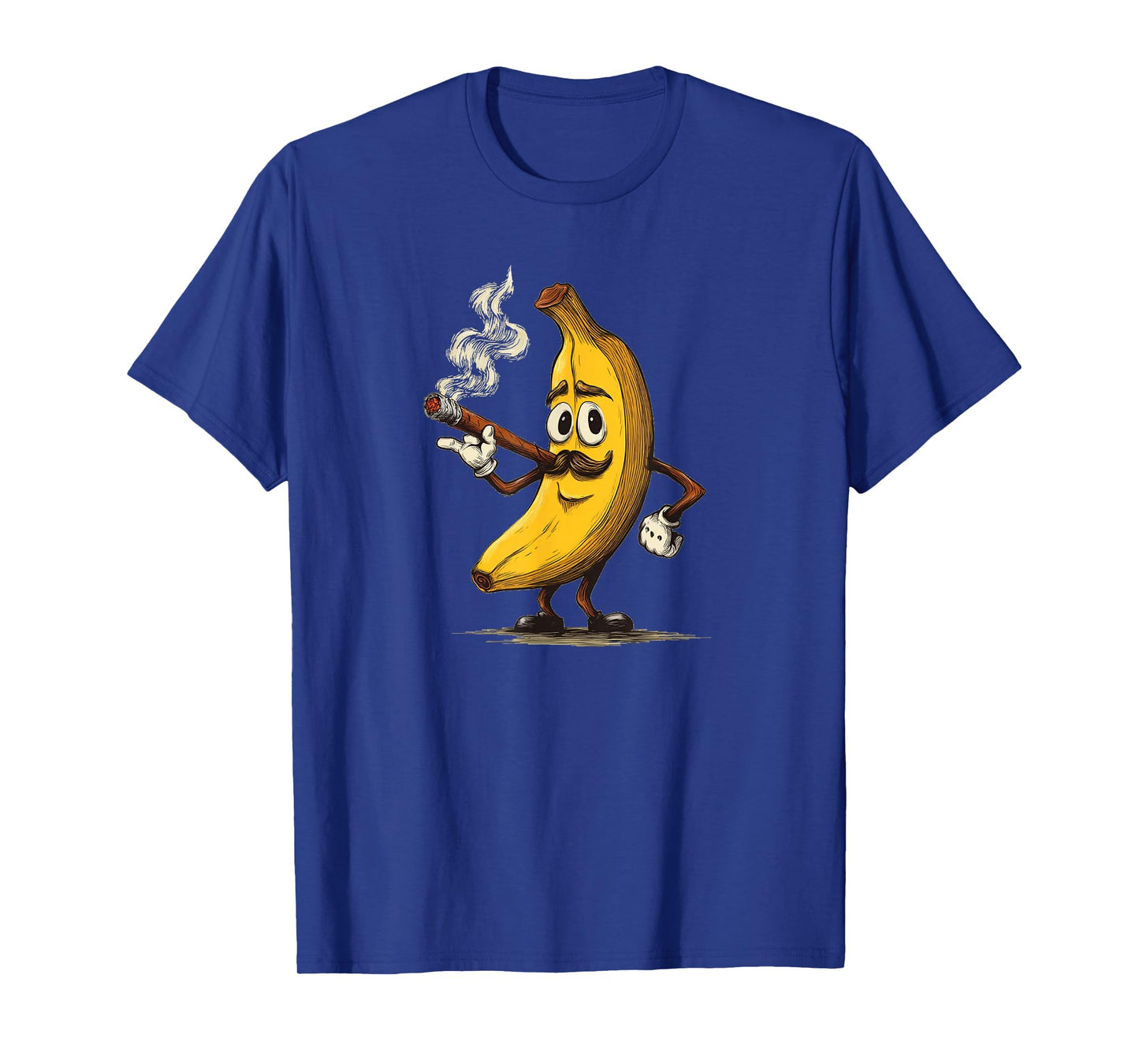 Handsome Banana Look with Cigar for Smoker T-Shirt
