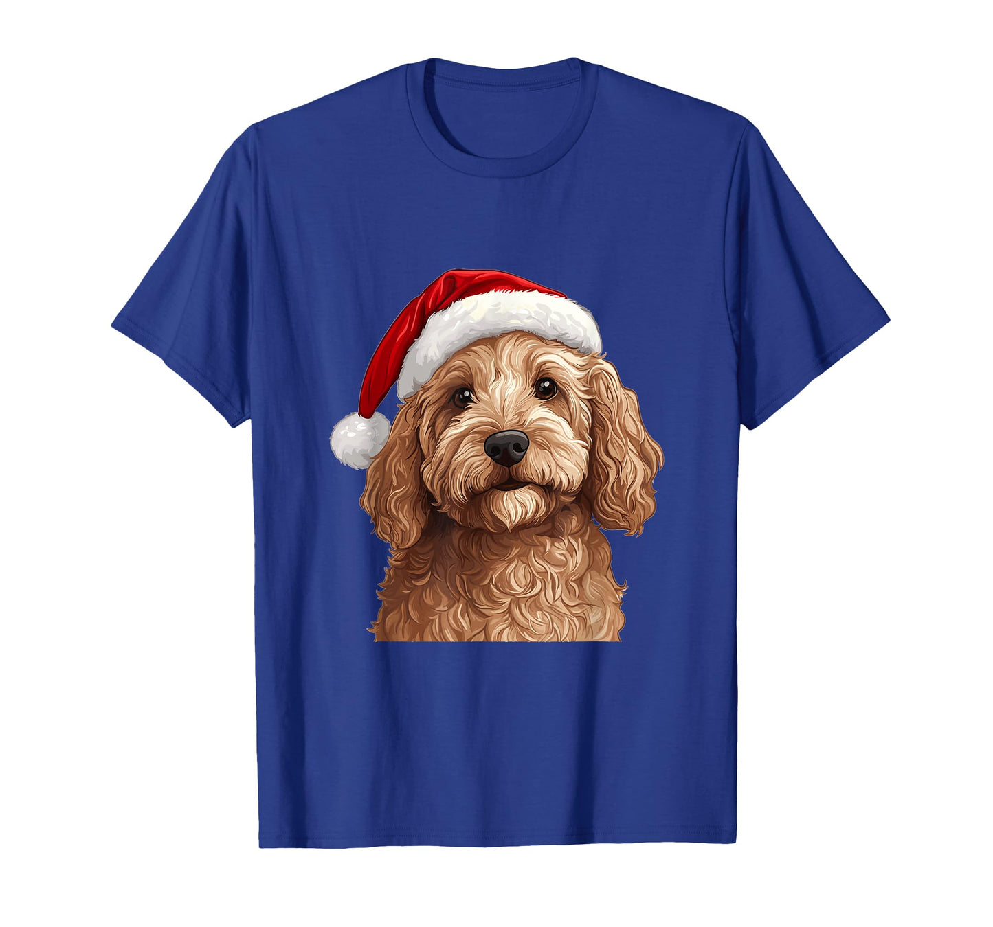 Cute Goldendoodle Dog Christmas Merry X-mas Graphic T-Shirt