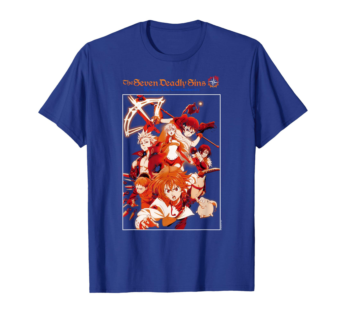The Seven Deadly Sins Season 3 Show Poster Anime T-Shirt
