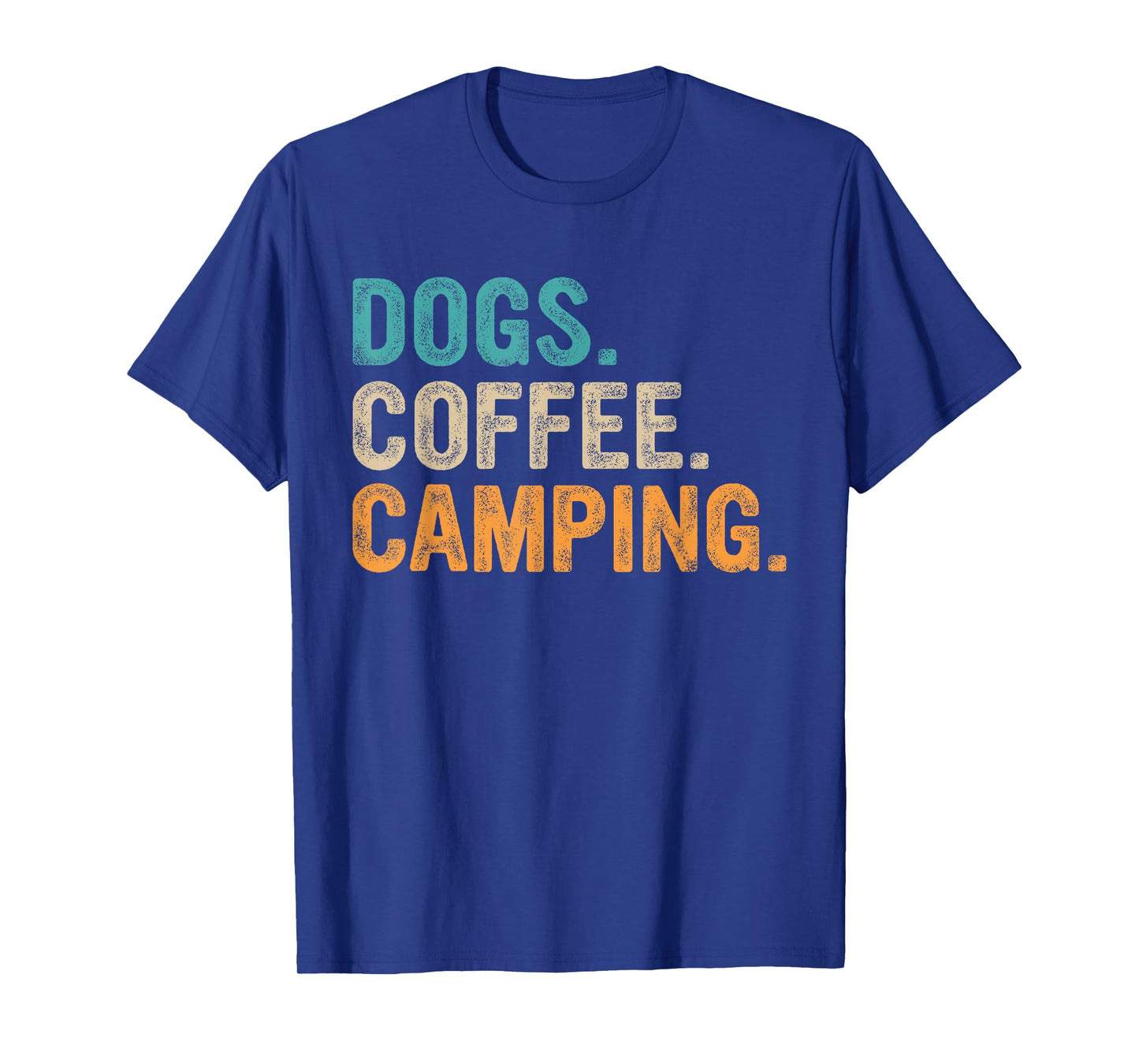 Dogs Coffee Camping T-Shirt