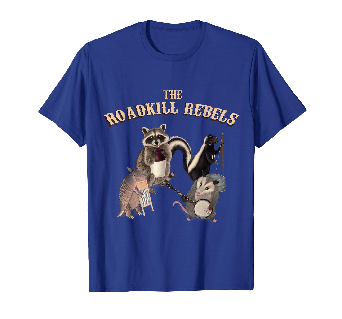 The Roadkill Rebels Band - Animals playing instruments T-Shirt