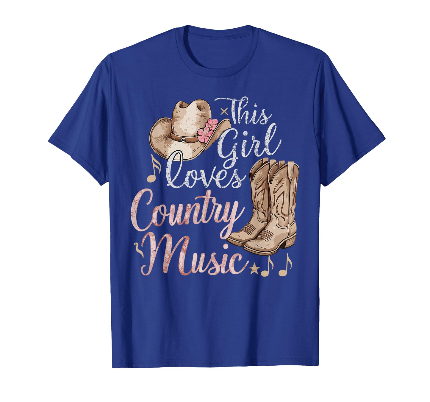 This Girl Loves Country Music T-Shirt