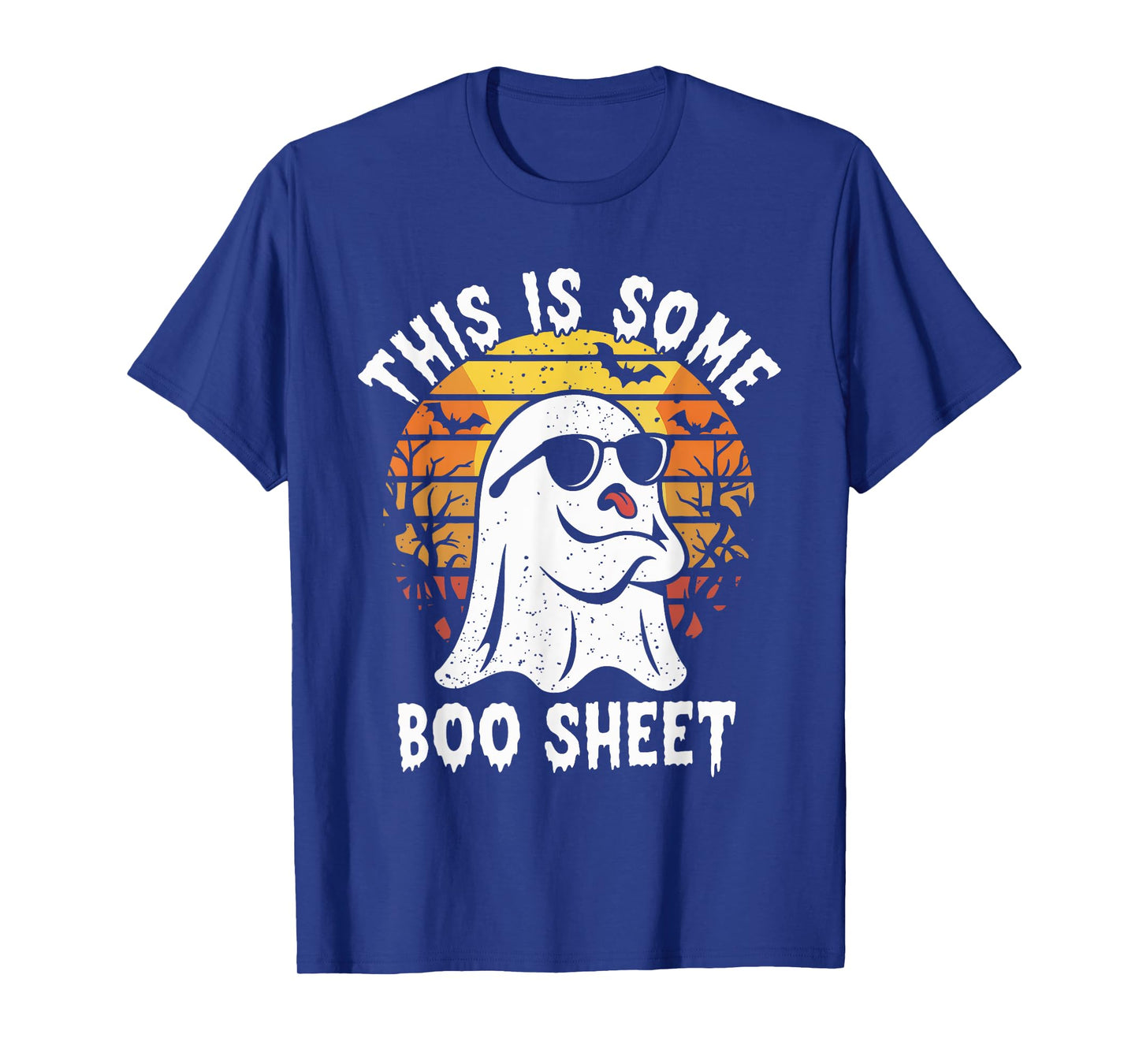 This is Some Boo Sheet Ghost Retro Funny Halloween Men Women T-Shirt