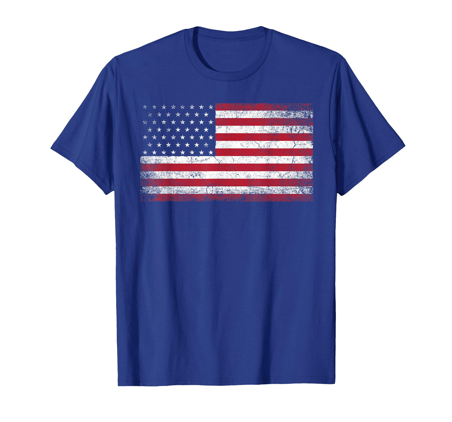 4th of July American Flag Vintage Country T-Shirt Small