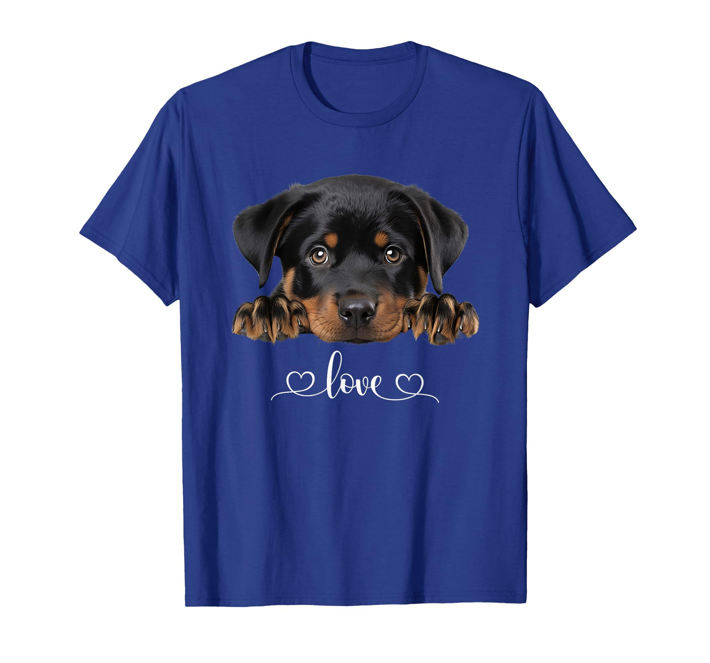Cute Dog Graphic Love Rottweiler Puppy Dog T-Shirt