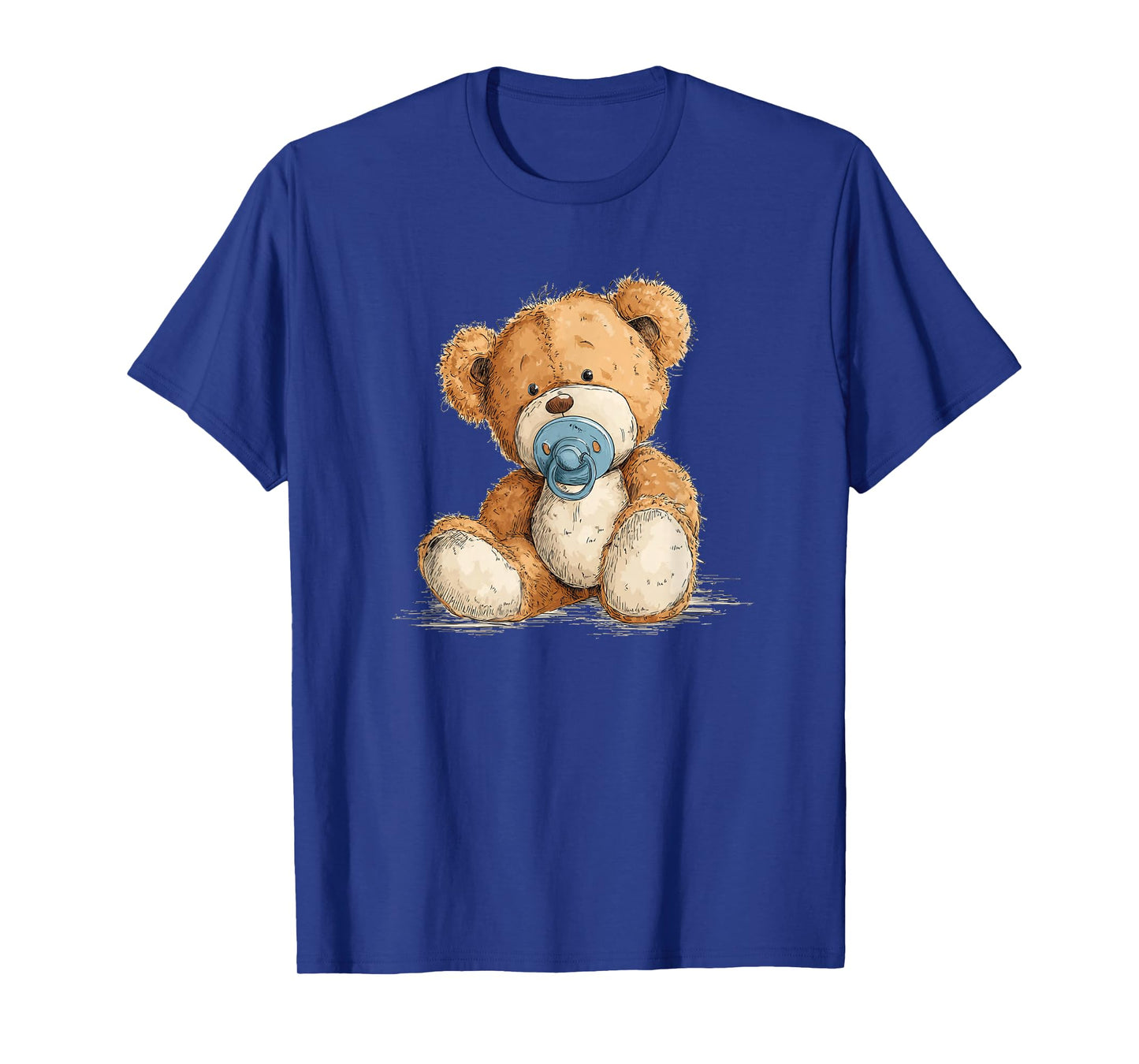 Cute Teddy Baby with Pacifier T-Shirt