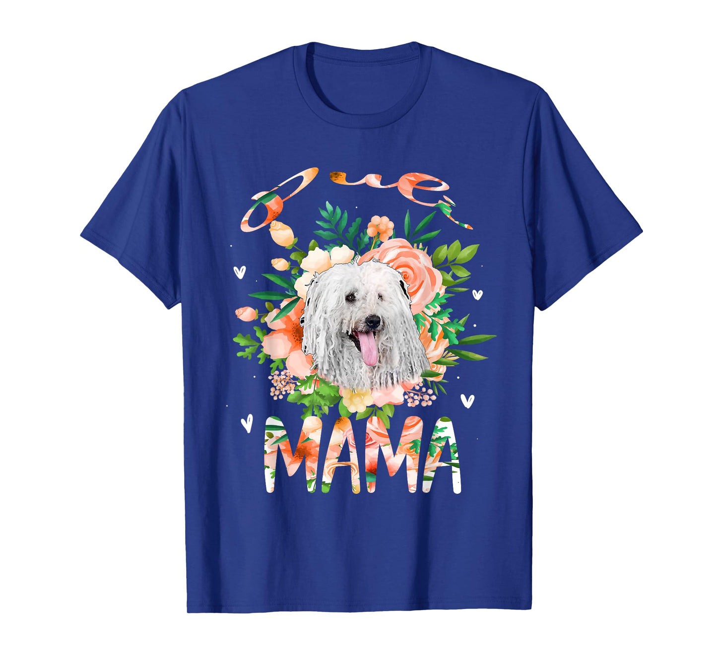 Puli Mama Flower Funny Dog Lover Gift For Mama Men Women Kids T-Shirt