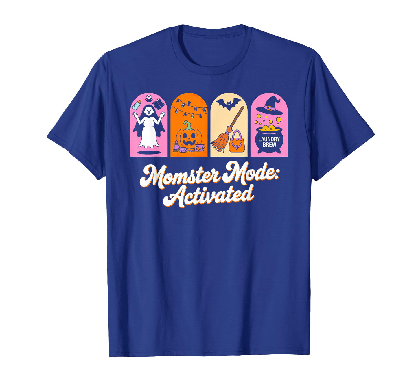 Cute Vintage Halloween Momster Mode Activated T-Shirt