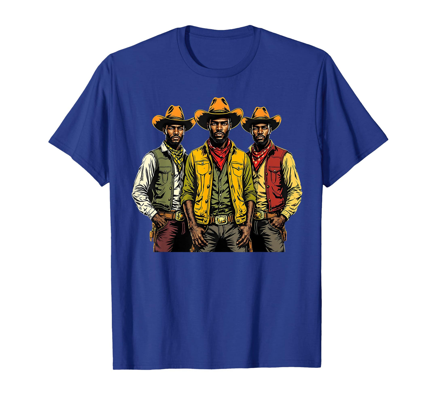 African American Cowboy Black Men Country Western Rodeo T-Shirt