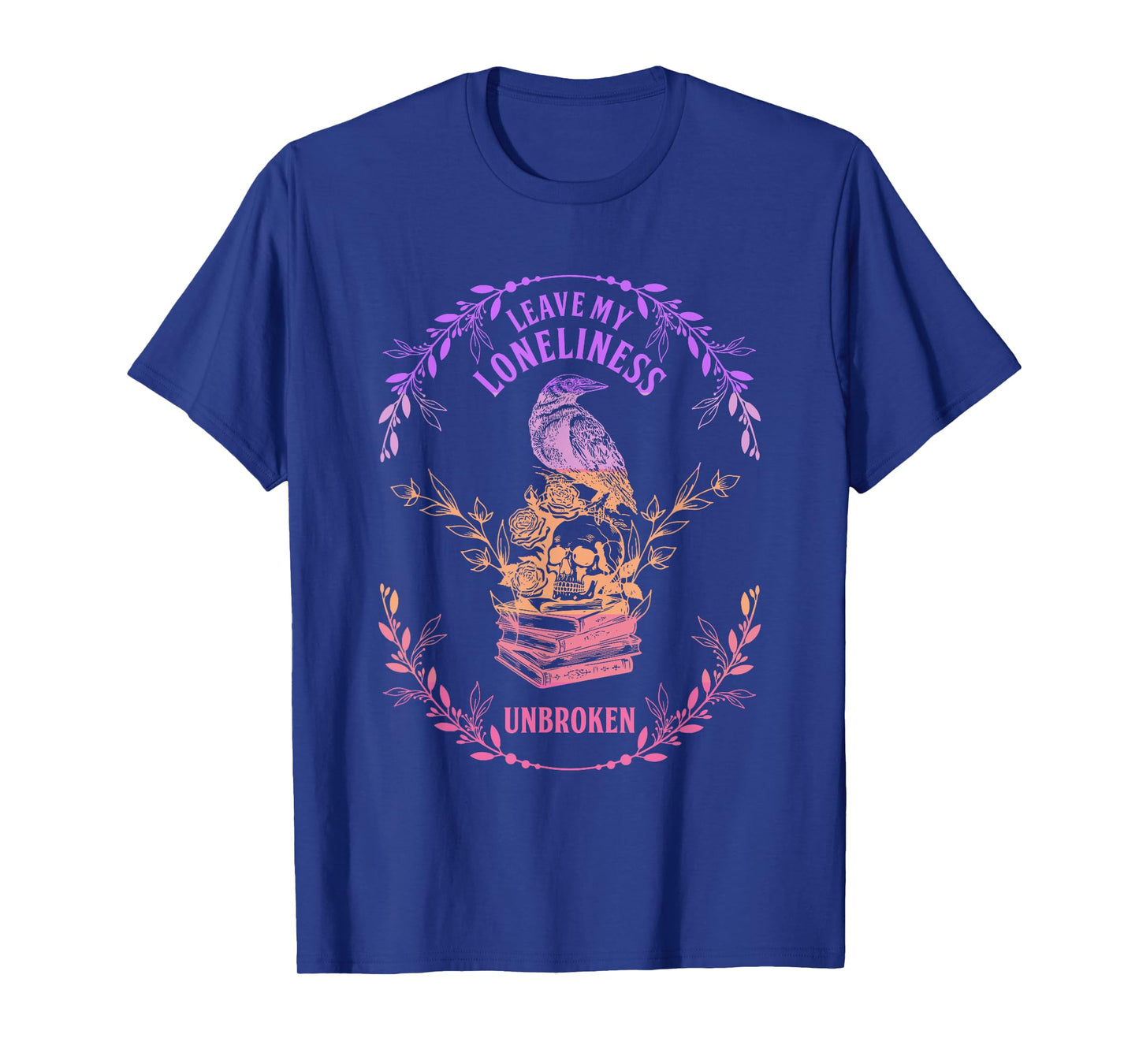 Leave My Loneliness Unbroken Existentialism Philosophy Bird T-Shirt