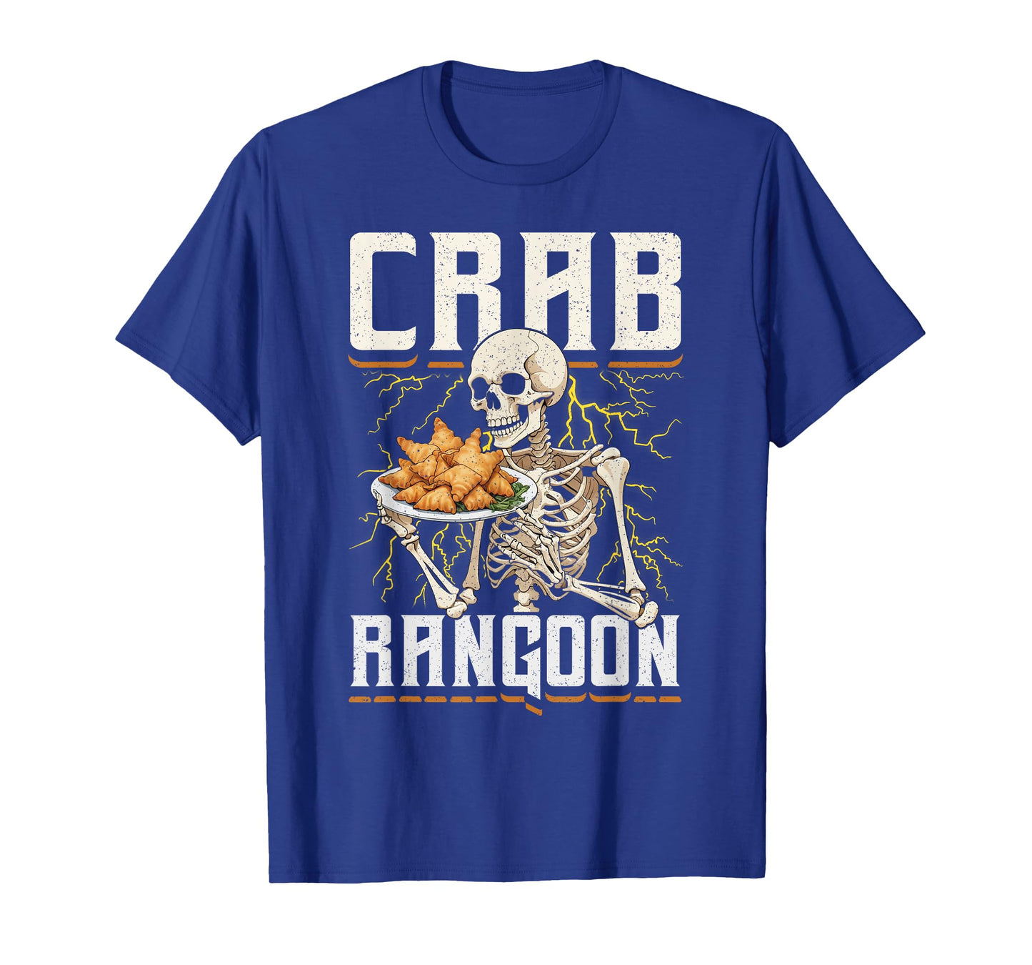 Crab Rangoon Skeleton Funny Chinese Food Costume T-Shirt