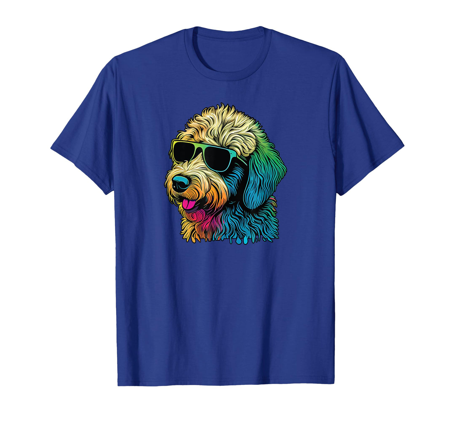 Dad Mom Cool Dog Sunglasses - Goldendoodle Men Women T-Shirt
