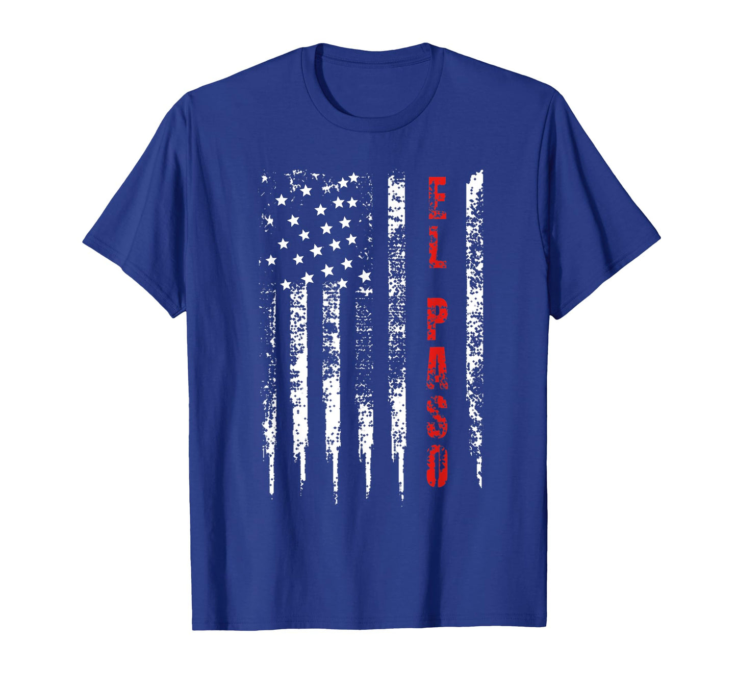 Red Line Firefighter El Paso T-Shirt Distressed Gift