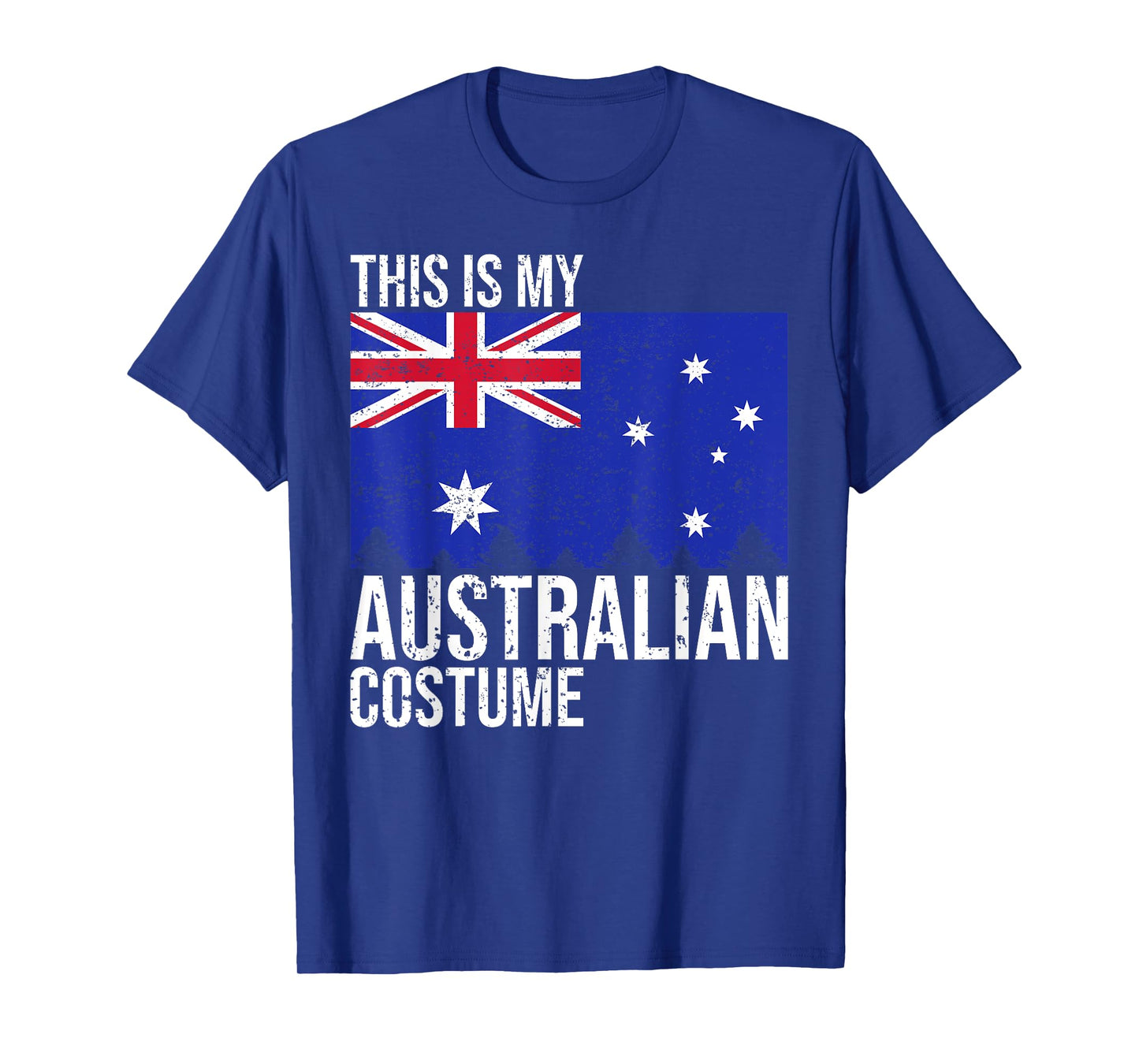 Vintage This Is My Australian Flag Costume for Halloween T-Shirt